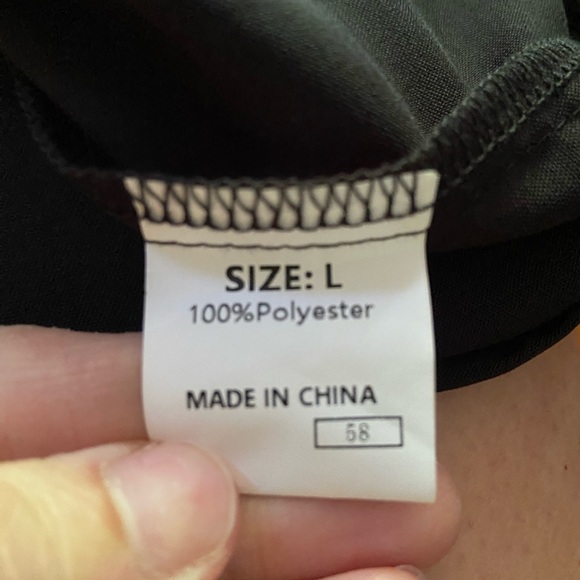 NWT black v neck dress - Picture 6 of 9